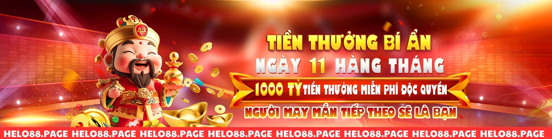 Tiền thưởng bí ẩn tại Helo88